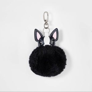 Puppy Dog Keychain Puff For Backpack or Purse